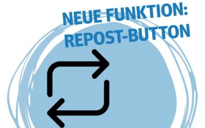 Der Repost-Button